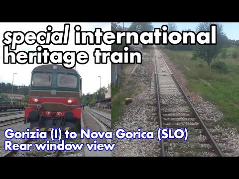 Special international heritage train - Gorizia to Nova Gorica line