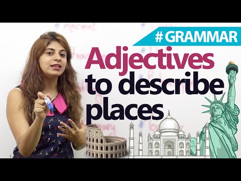 英会話レッスン～場所を表す形容詞（字幕付きで英語を学ぼう (English Conversation lesson – Adjectives to describe places (Learn English with subtitles))