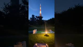 Tokyo Tower Hits Different 🌿🧘♀️#shorts #travel #shortsvideo #asmr #explore #vairal #short #feed