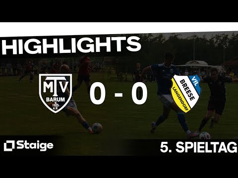 MTV Barum -  VfL Breese-Langendorf | Bezirksliga | 03.09.2023