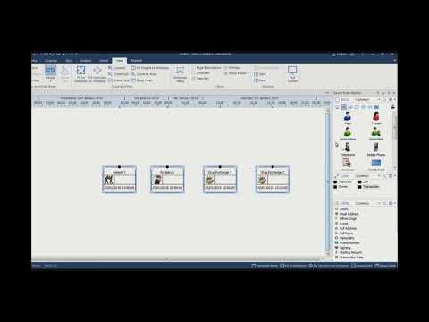 i2 Analyst's Notebook - Linking Event Frames to Timelines