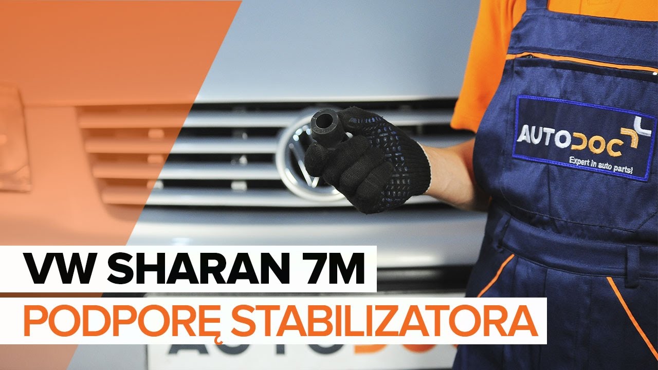 Jak wymienić tuleje stabilizatora tył w VW Sharan 1 - poradnik naprawy