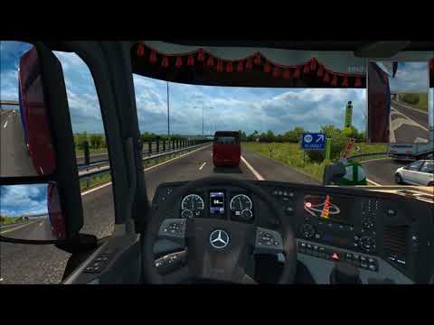 Euro Truck Simulator 2 (1.30) ProMods (2.25) Mercedes Actros MP4 Mannheim - Novi Sad #3
