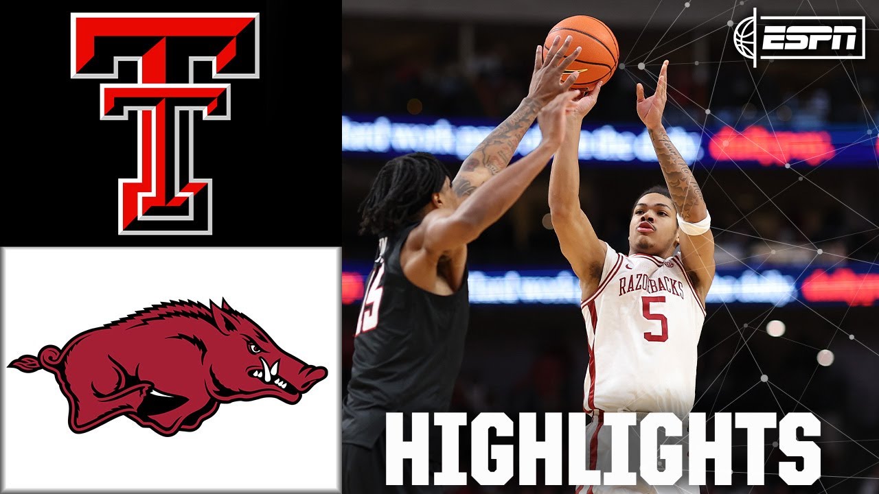Texas Tech Red Raiders vs. Arkansas Razorbacks | Full Game Highlights | ESPN College Basketball