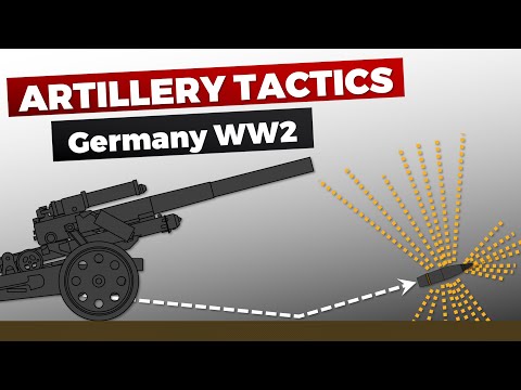 German Artillery Tactics & Combat in WW2
