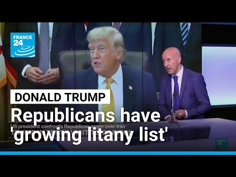 Republicans have 'growing litany list' against Trump