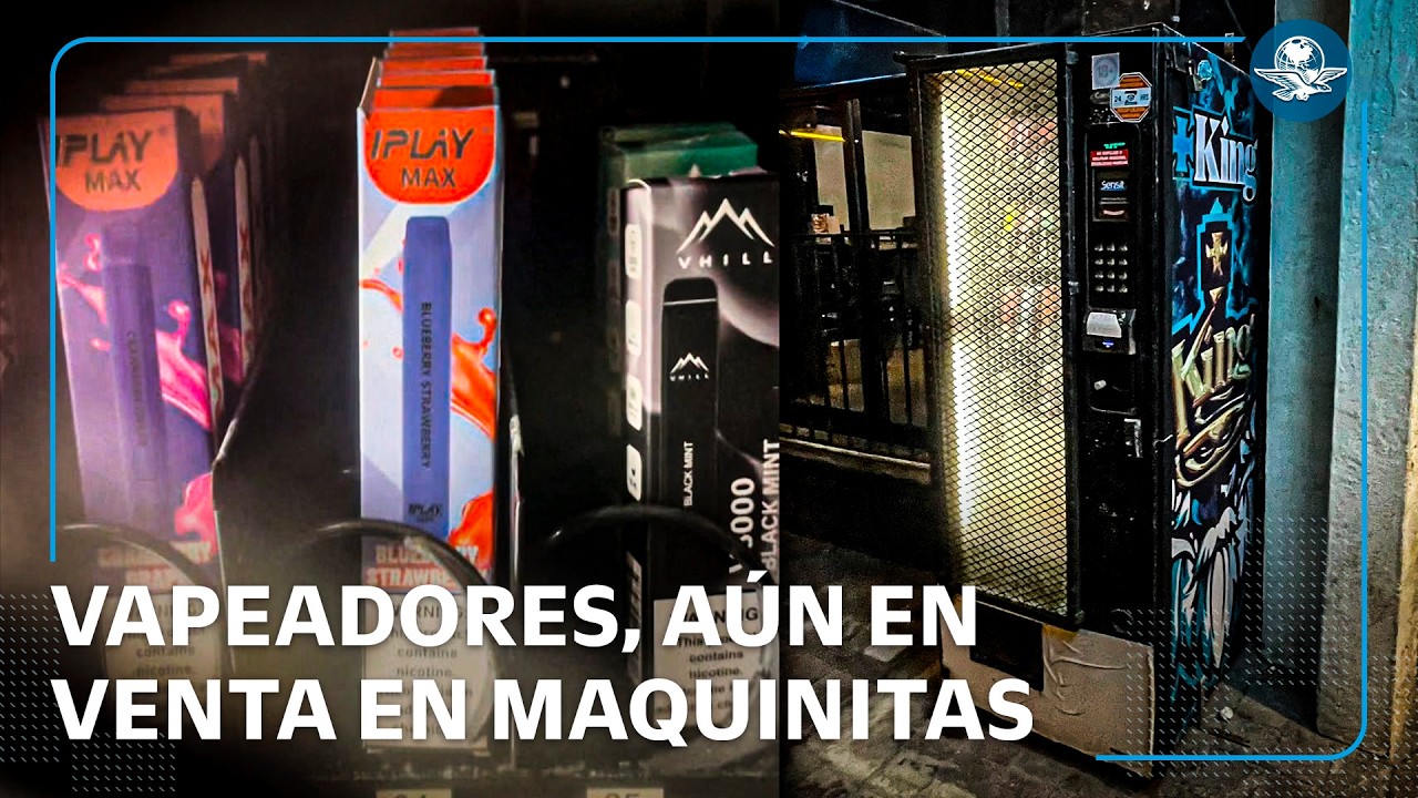 Proliferan máquinas expendedoras de vapeadores en Mazatlán #EnPortada