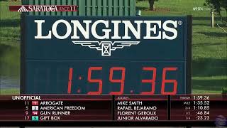 2016 Travers Stakes - Arrogate Sets the Record - Saratoga - 08/27/2016