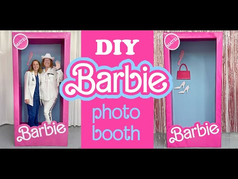 Make a Life-Size Barbie Box Photo Booth