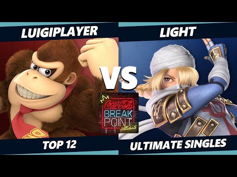 Coca-Cola Breakpoint Top 12 - LuigiPlayer (Donkey Kong) Vs. Light (Palutena, Sheik) SSBU Ultimate