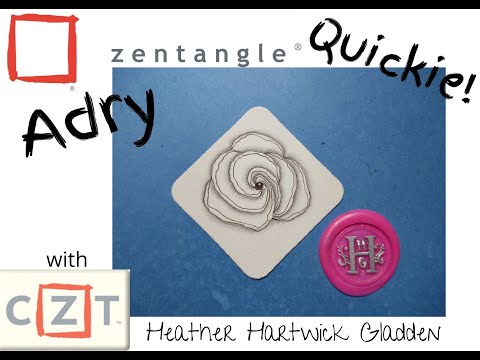 Zentangle® Quickie: Adry