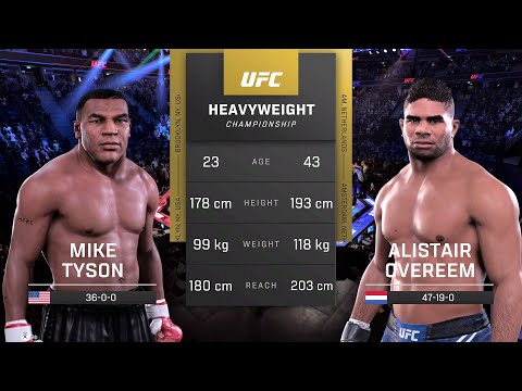 Mike Tyson vs Alistair Overeem Full Fight - UFC 5 Fight Of The Night