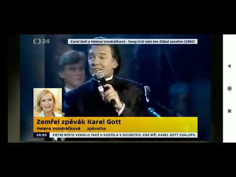 Helena Vondráčková o úmrtí Karla Gotta ČT24 2.10.2019