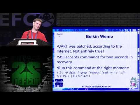 DEF CON 22 Hack All The Things 20 Devices in 45 Minutes