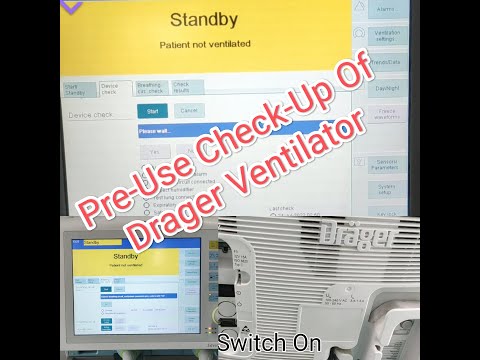 How to do Pre Use check up Drager Ventilator// Pre-Use Check of Drager Savina 300 Ventilator //
