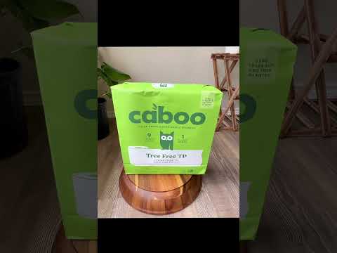 Caboo toilet paper is strong, soft, and better for the environment  🌎🚽 #Caboo #Freethetree