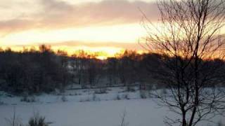 preview picture of video 'Sunset over Magiscroft Coarse Fishery Cumbernauld.'