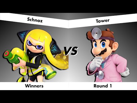 Wavebounce 61 Winners Round 1 Schnoz (Inkling) vs Tower (Dr. Mario)