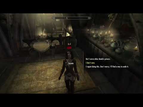 Serana dialogue add on: This is why I keep you at home...