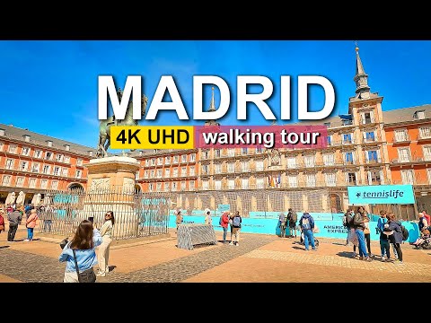 Madrid Spain 🇪🇸 Walking Tour | 4K HDR | 🚶‍♂️✨ City Vibes & Architecture