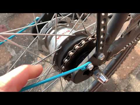 Adjusting the bicycle hub gears Shimano Nexus Inter 8 reset and adjust instructions
