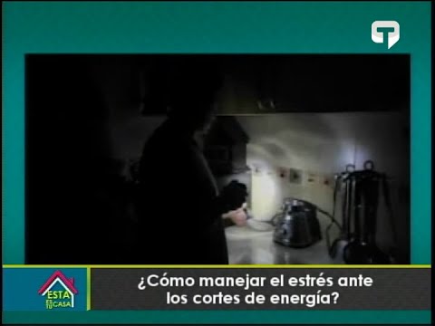 ¿Cómo manejar el estrés ante los cortes de energía?