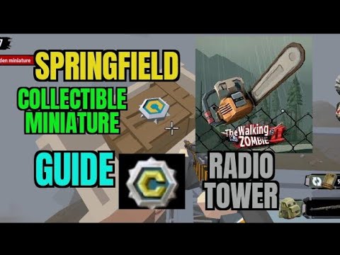 SPRINGFIELD - RADIO TOWER | COLLECTIBLE MINIATURE | THE WALKING ZOMBIE 2
