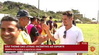 Entrega de uniformes para equipes de esporte é realizada em São Thomé das Letras