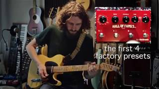 Video thumbnail for TC Electronic - Hall Of Fame 2 X4 - first impressions by Jurren Mekking