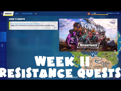 (Season 20) ALL Week 11 Resistance Quests Guide - Fortnite Chapter 3 Season 2
