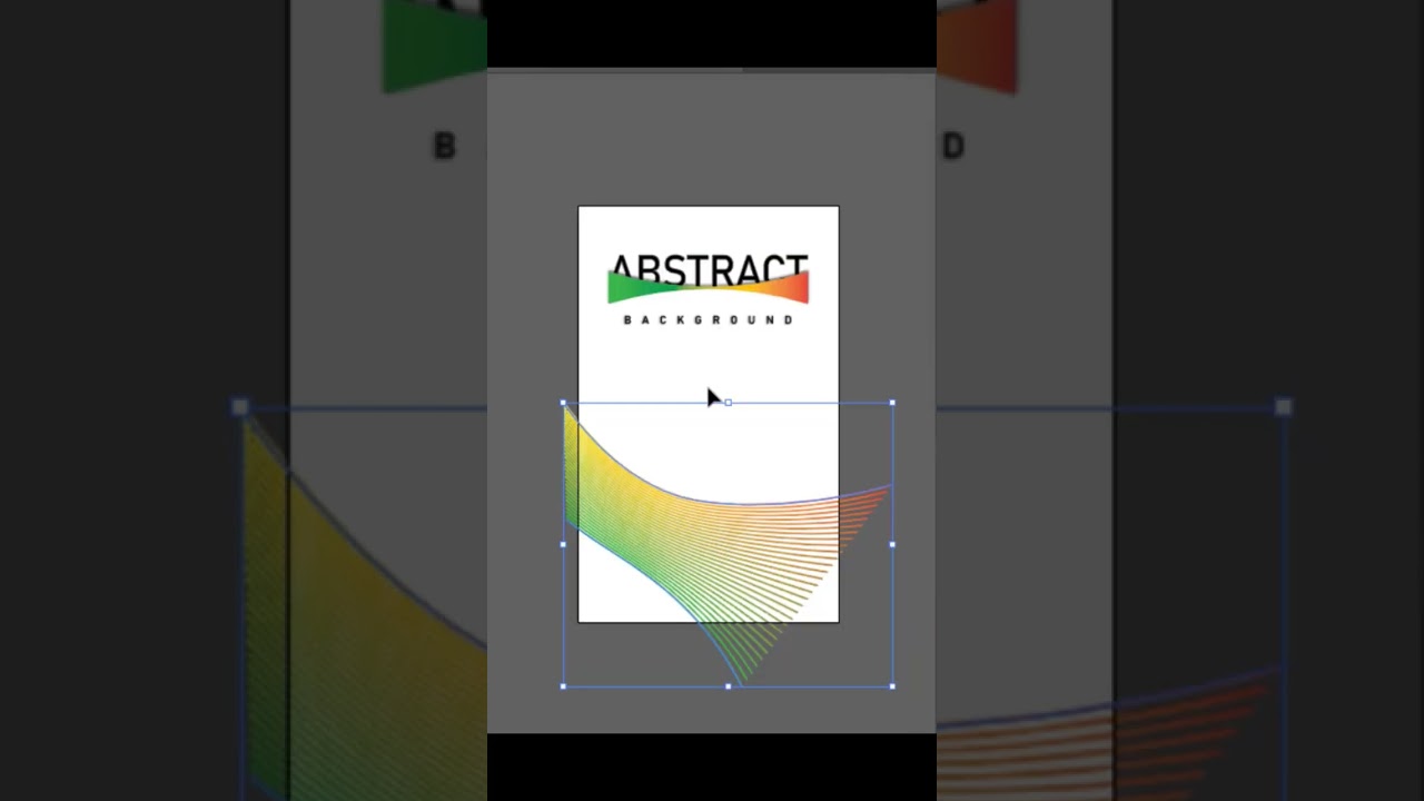 How to Create an Abstract Background Using the Blend Option in Illustrator
