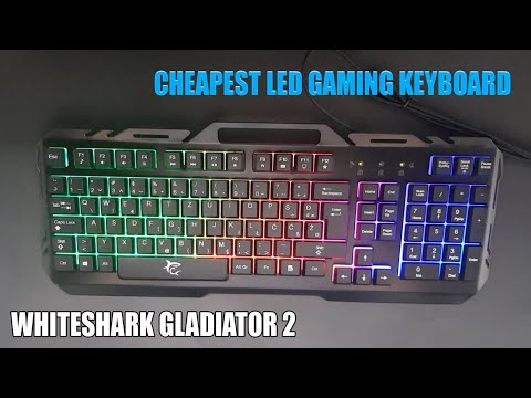 White Shark Gladiator 2 Keyboard Unboxing - ASMR