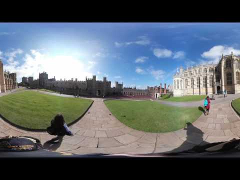 Windsor Castle Courtyard in 360