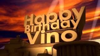 Happy Birthday Vino