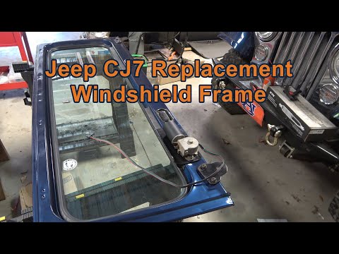 Jeep CJ7 Restoration Part 12: Replacement Windshield Frame