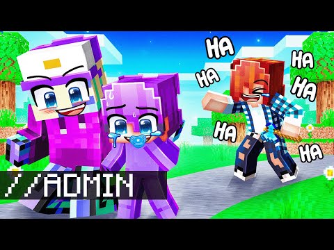 Baby Dash Got BULLIED So I Gave Him ADMIN COMMANDS In Minecraft…