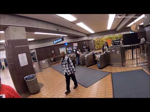 14 Fare Evaders in 2 Minutes at Richmond Bart Station Emergency Gate to Exit