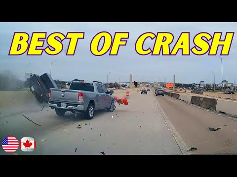 Best of Car Crashes Compilation | USA & Canada - 24