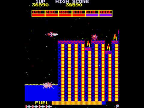 Arcade Game: Scramble (1981 Konami)