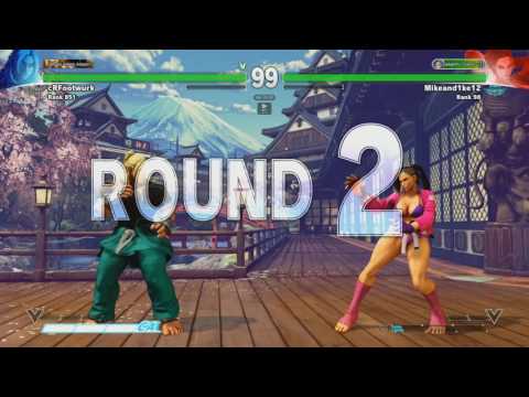 SFV (Ranked) -  cRFootwurk (Ken) vs  Mikeand1ke12 (Laura)