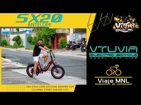 VTUVIA SX20 Antelope Step Thru Folding E-Bike