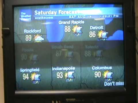 Coldwater, MI WeatherStar XL - 8/14/10 1:38 PM