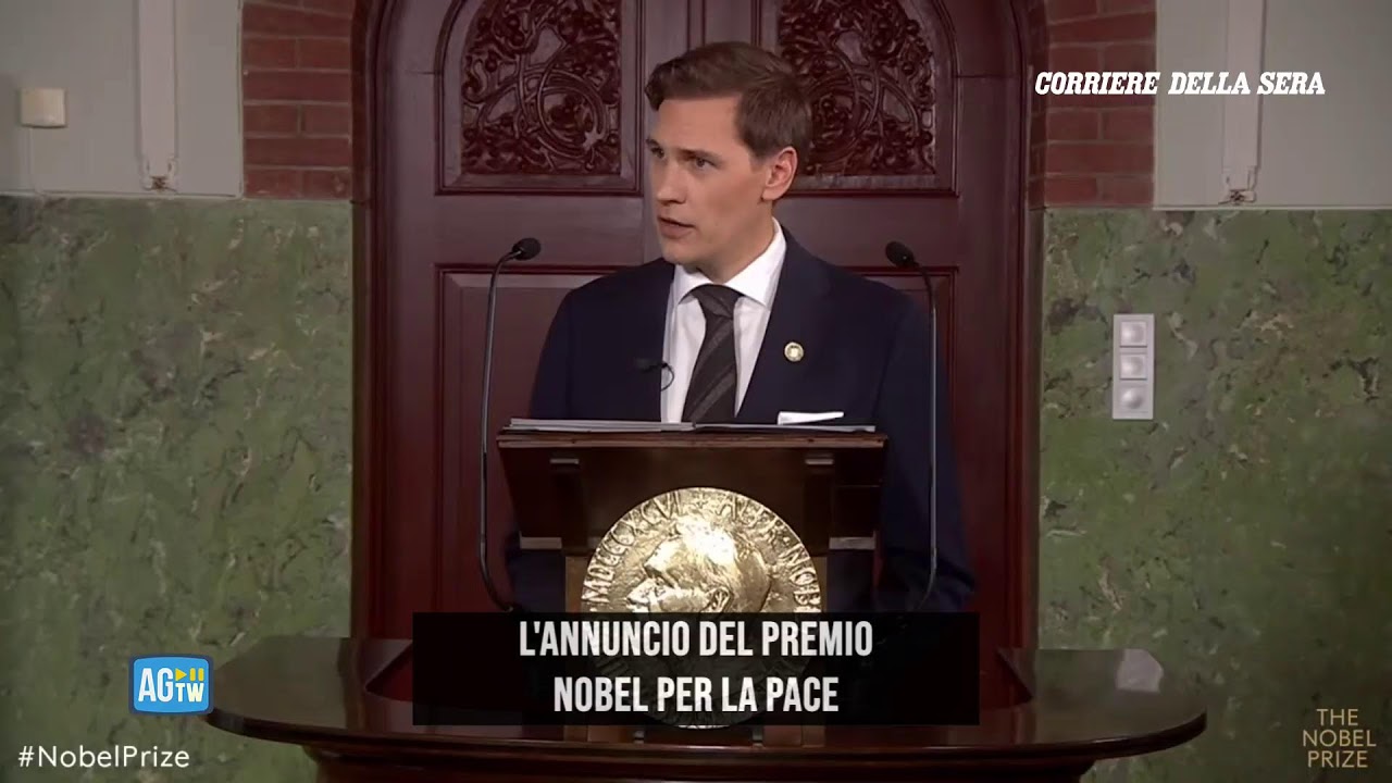 Il nuovo premio Nobel per la Pace