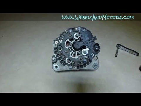 How to replace alternator brush holder (VW Golf Mk4) - alternator fix