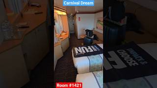 Carnival Dream Rm 1421 With 2 Baths!  Deck 1 #cruise #carnival #carnivaldream #roomtours #ship #tour