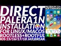 NEW How To Directly Install Palera1n Jailbreak On Linux MacOS Palera1n Jailbreak IOS 15 16 17 18