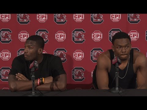 POSTGAME: Bryan Edwards, Brad Johnson on the Garnet & Black Spring Game — 3/31/18