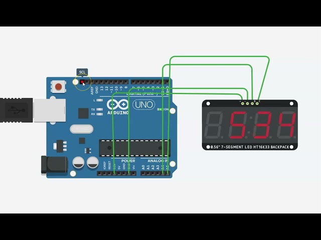 Vídeo relacionado con Yarryuter Módulo de Pantalla LED HT16K33 de 4 Dígitos y 7 Segmentos, 0,56 Pulgadas, Indicador de Reloj de Tiempo, Tubo Rojo