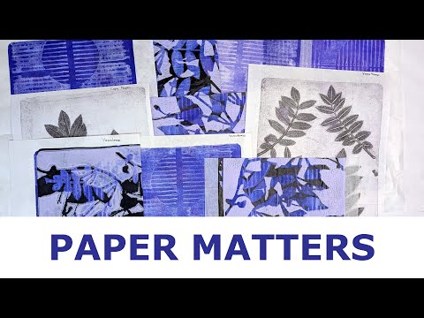 Paper Matters: My Favourite Picks for Gel Printing and Collage