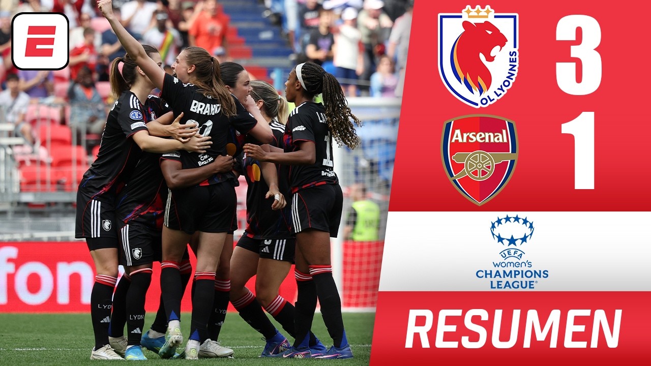 Lyonnes eliminó dramaticamente al Arsenal con triunfo 3-1 y está en la final | Champions Femenina